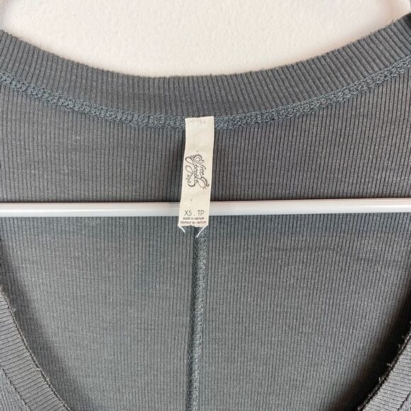 Free People Ribbed Long Sleeve - Picture 6 of 6
